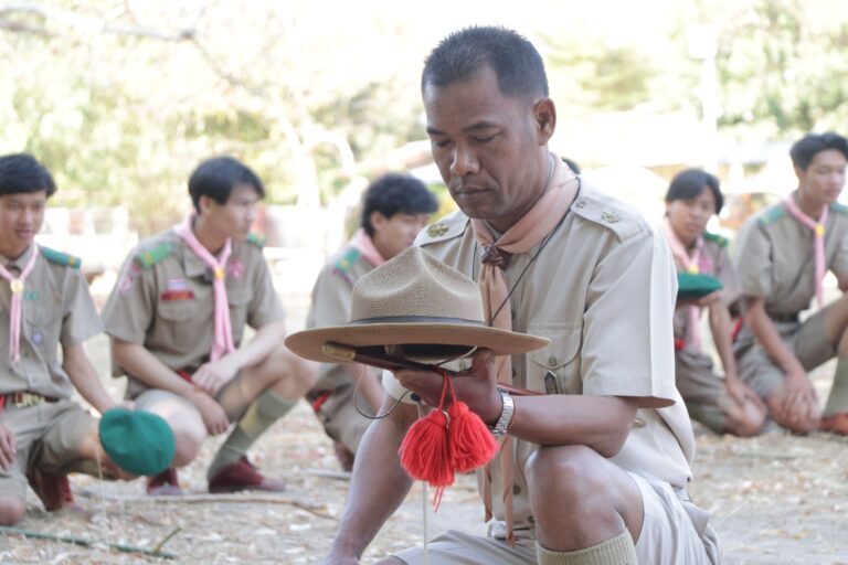 พิธีเข้าประจำกองลูกเสือวิสามัญและอยูค่ายพักแรม ประจำปีการศึกษา 2567